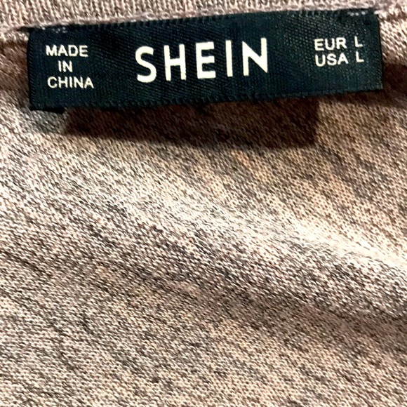 Shein 👗 Pink Off Shoulder, V-Neck Back Dress Size L - Picture 4 of 4